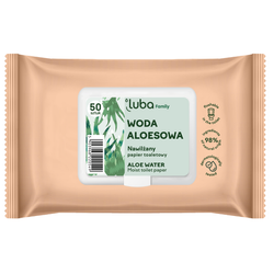 Papier toaletowy nawilżany Woda Aloesowa 50 szt