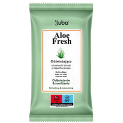 Nawilżane Chusteczki Odświeżające Aloes
