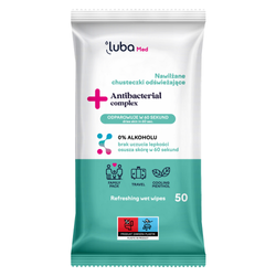 Luba Med Chusteczki Antibacterial complex - odświeżenie, które pielęgnuje