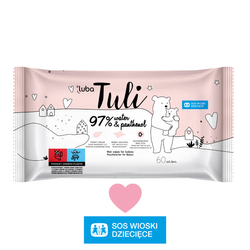 Chusteczki Nawilżane LUBA Tuli 97% Woda i Pantenol