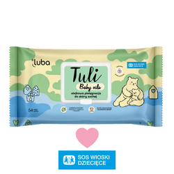 Luba Tuli BABY OILS Nawilżane chusteczki dla dzieci 54 szt.