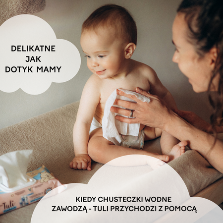 Luba Tuli D-pantenol 5%, nawilżane chusteczki dla dzieci 48 szt