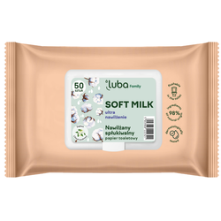 LUBA Family nawilżany papier toaletowy SOFT MILK