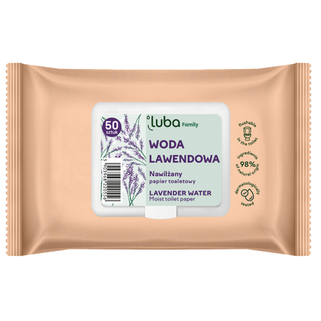 Woda lawendowa Nawilżany papier toaletowy